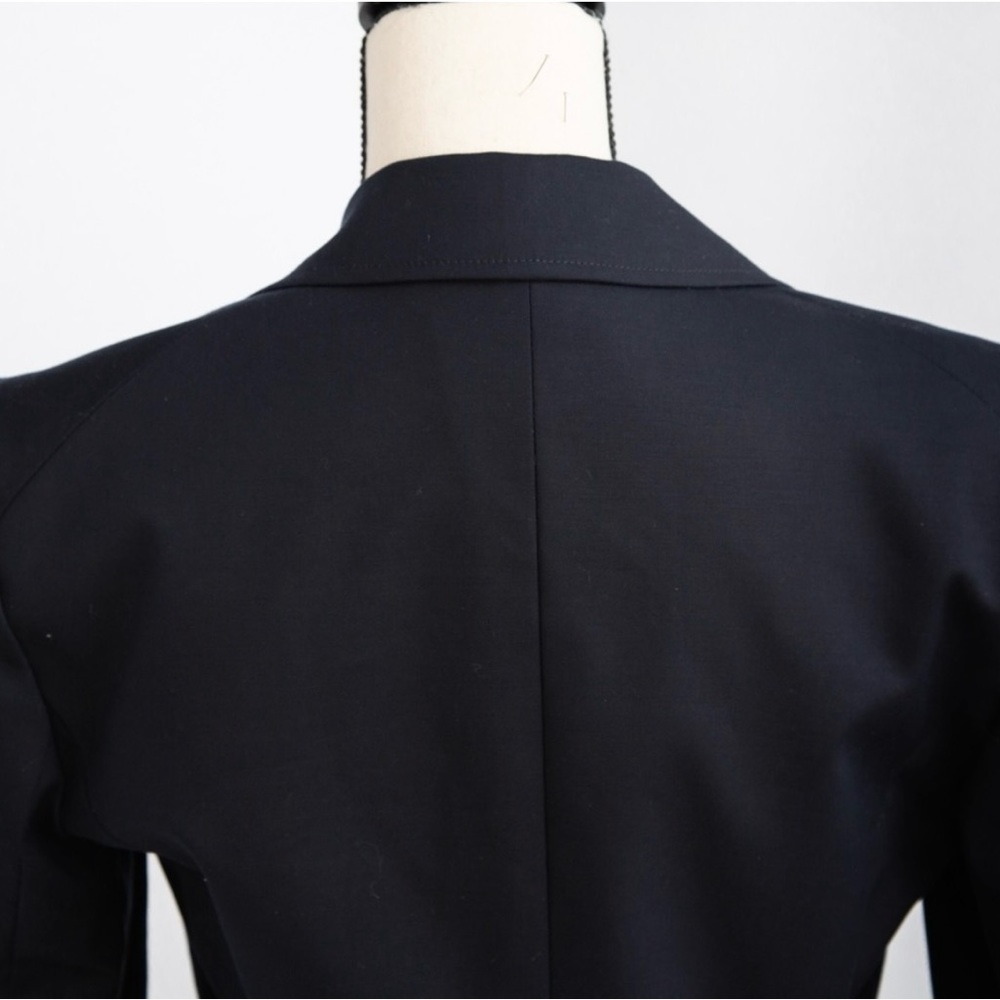 Talbots Navy Tailored 2 Button Fitted Blazer Stre… - image 5